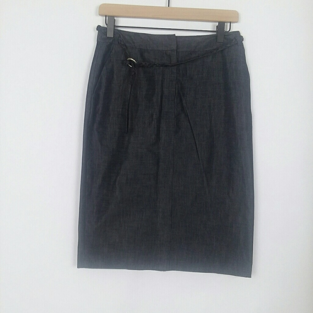Loft chambray pencil skirt